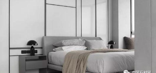 黑白灰的大理石家装