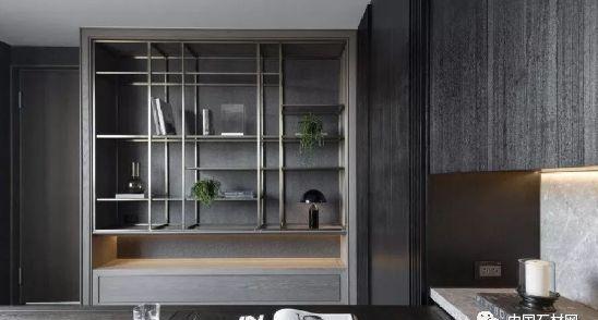 黑白灰的大理石家装