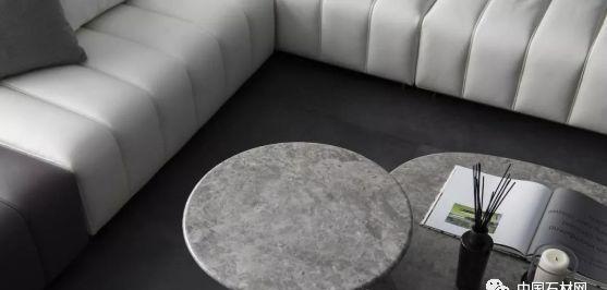 黑白灰的大理石家装