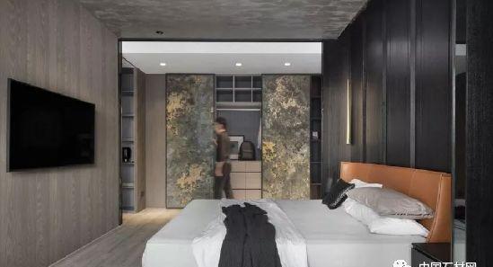 黑白灰的大理石家装