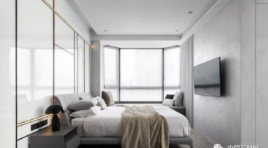 黑白灰的大理石家装