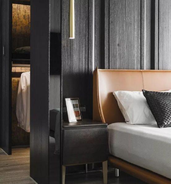 黑白灰的大理石家装