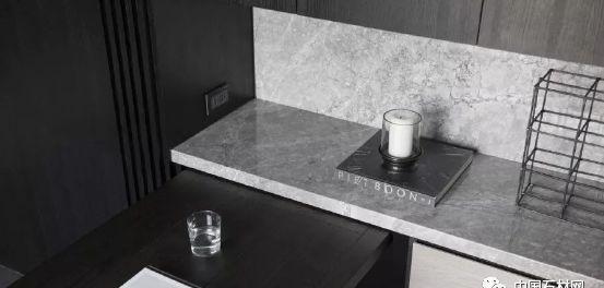 黑白灰的大理石家装