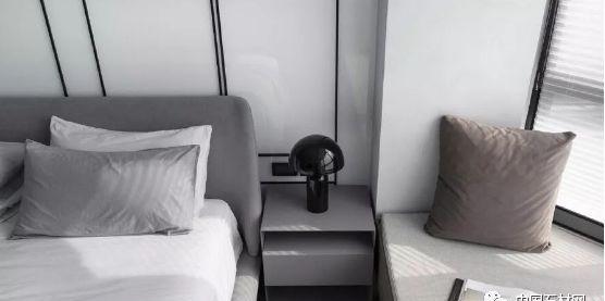 黑白灰的大理石家装