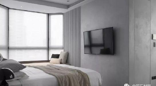 黑白灰的大理石家装