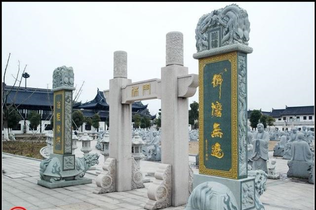 实拍悟空寺五百罗汉露天雕塑广场，场面宏大，殊胜无比
