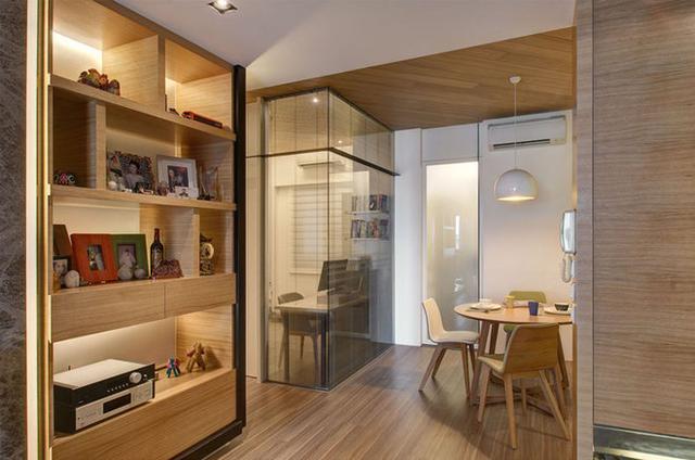 三室两厅的新房，大理石配上原木风尽显气质亲戚上门都看红了眼