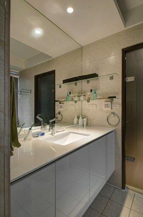 三室两厅的新房，大理石配上原木风尽显气质亲戚上门都看红了眼