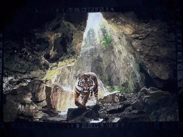 这位印度男人，用缝纫机作画，当看到作品后，佩服不已