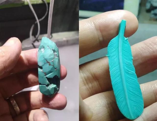 大师,看我这块绿松石雕个什么合适?雕个毛!哎!你怎么骂人呢?