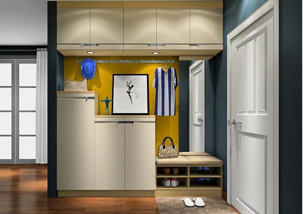 一旦老木工在鞋柜旁边安装这个东西,你立马给他加钱,验收都不用