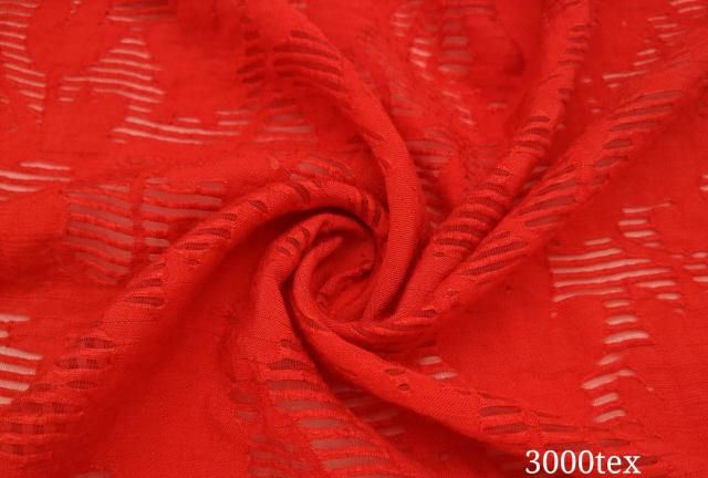 镂空提花面料，立体时尚！