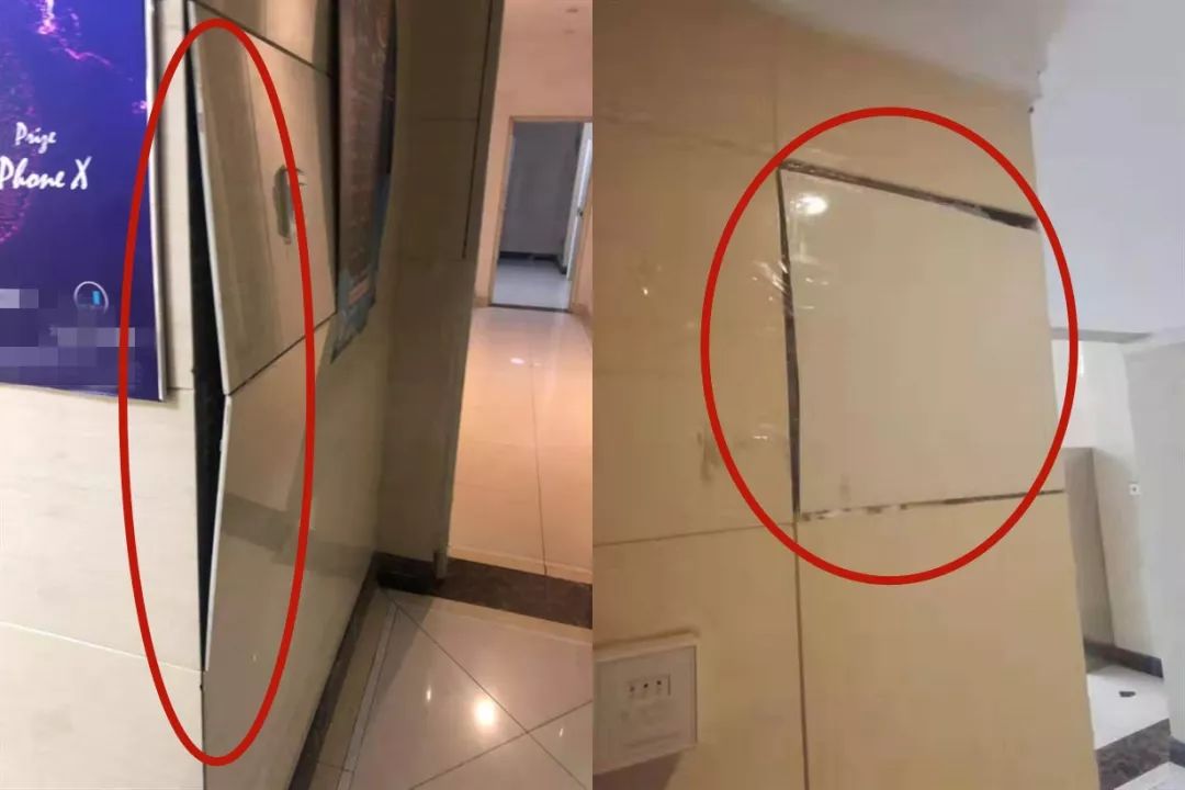 说啥好?济南一小区墙砖开裂用胶带粘,闸机坏了换塑料管!?另一小区新旧物业凌晨打起来了……