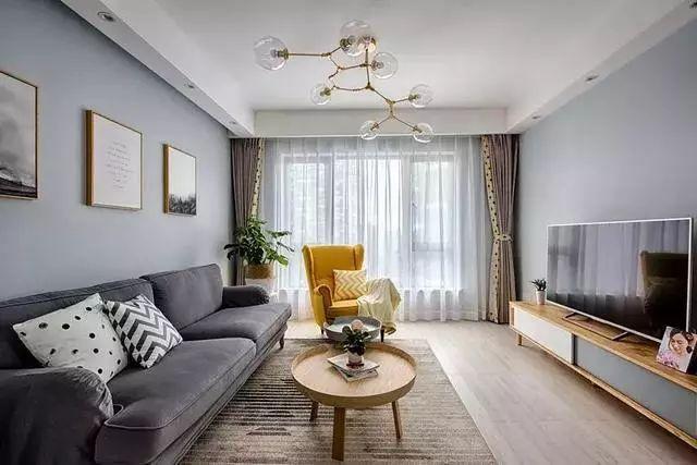 88㎡北欧两室一厅，浅色系十分治愈，最爱卫生间的花瓷砖