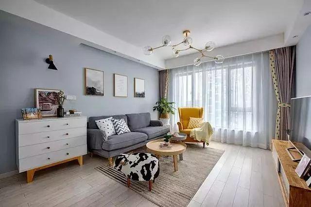 88㎡北欧两室一厅，浅色系十分治愈，最爱卫生间的花瓷砖