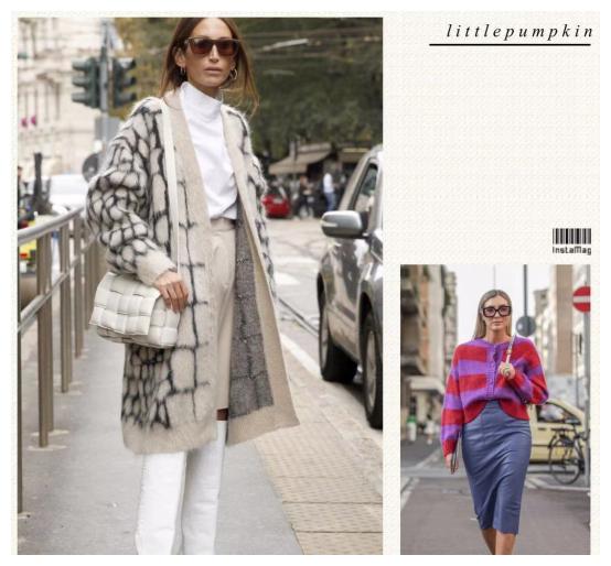 谁说针织开衫是衣柜里的龙套单品?针织开衫这样穿,优雅有气质