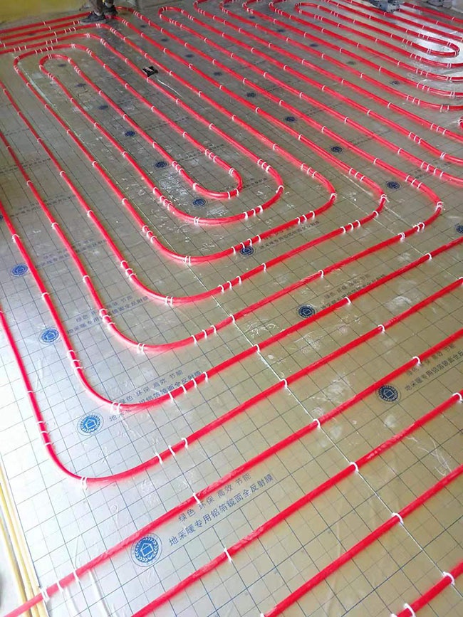 「鸿运佳苑2号楼」河南采暖系统/地暖施工过程展示