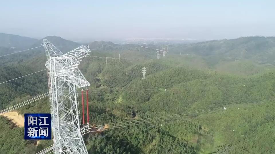 阳江：500千伏博贺电厂送出线路工程全线贯通