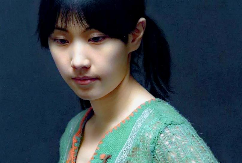他画纱线女孩卖7015万！网友看不明白，专家：放大后，往网眼里看