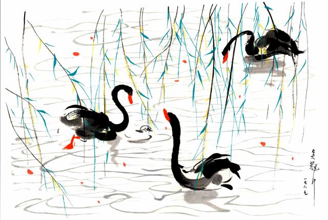 被吴冠中先生的江南人家美哭,有感情的作品才可能是艺术品