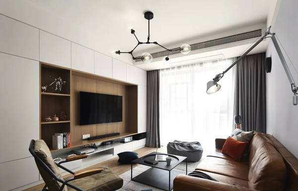 背景墙空间别浪费啦，打一排柜子，用处杠杠多，设计图案例都有