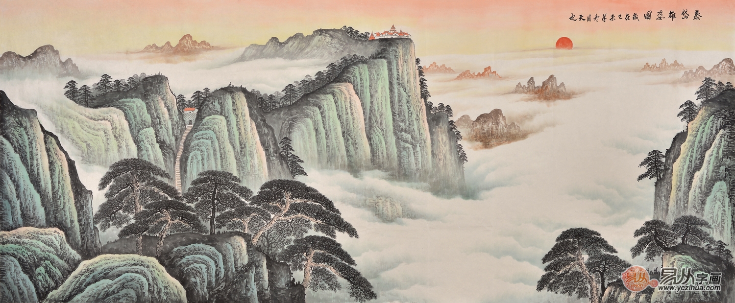 大厅背景墙应如何挂画，这一种装饰画题材一睹为快