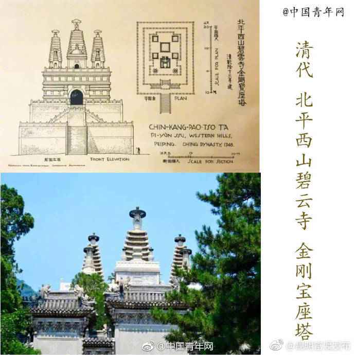 梁思成建筑手稿 每一张都是艺术品