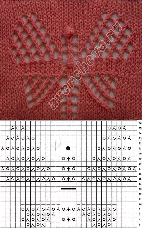 「针织图解」35个花朵镂空图案，适用于编织套头衫、开衫等