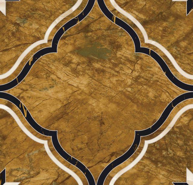 地砖铺设没个性化？那就别再用传统水刀拼花，