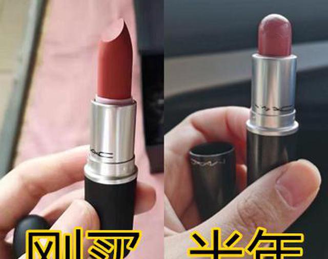 刚买“口红”VS半年，差距太离谱，钢铁直女：嘴上长刀片了？