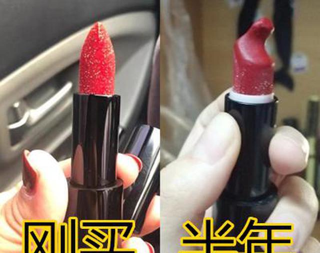 刚买“口红”VS半年，差距太离谱，钢铁直女：嘴上长刀片了？