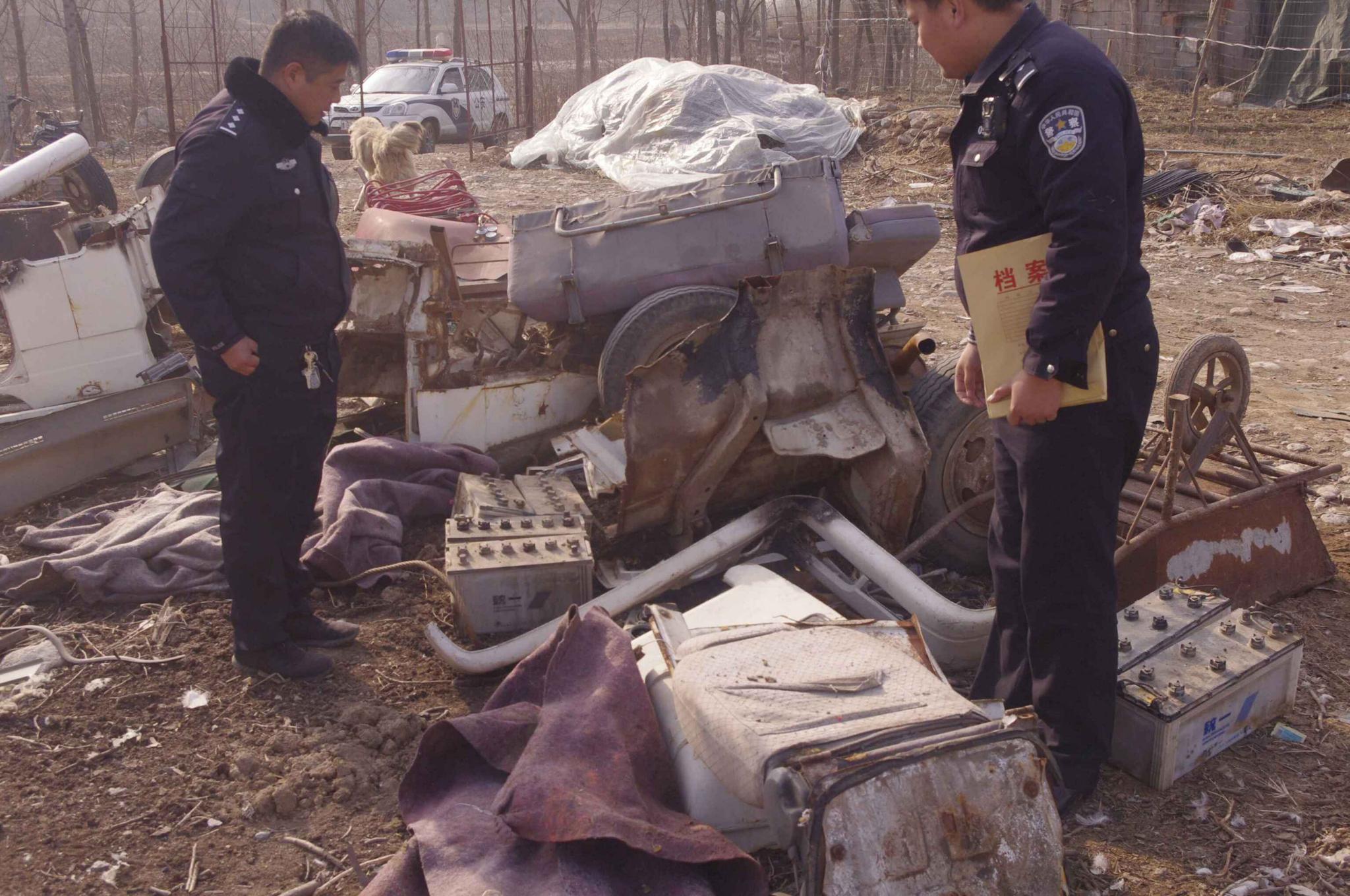 青州抓获一名专门盗窃灾后重建器材的蟊贼