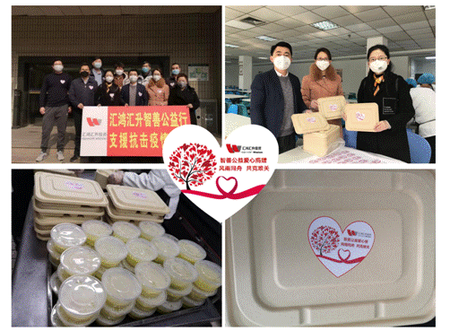战疫情 品牌企业在行动丨爱心接力同心战疫,汇鸿集团在行动