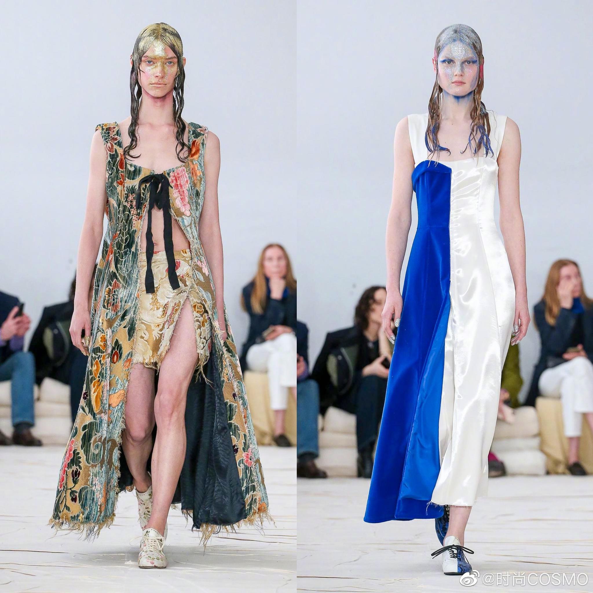 Marni 2020 秋冬系列，撞色与面料拼接的游戏