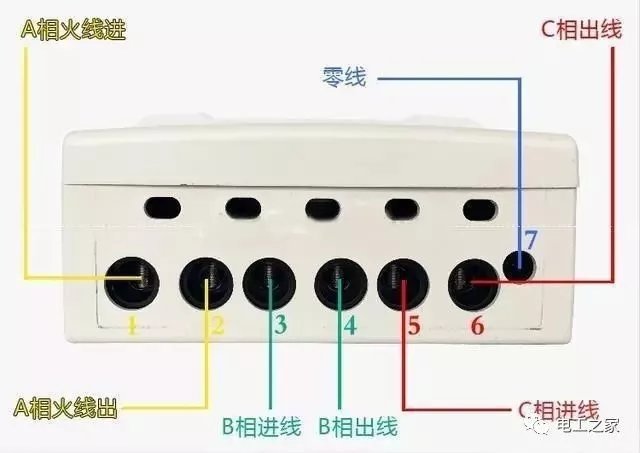 图解家用电表接线方法，电工基本技能