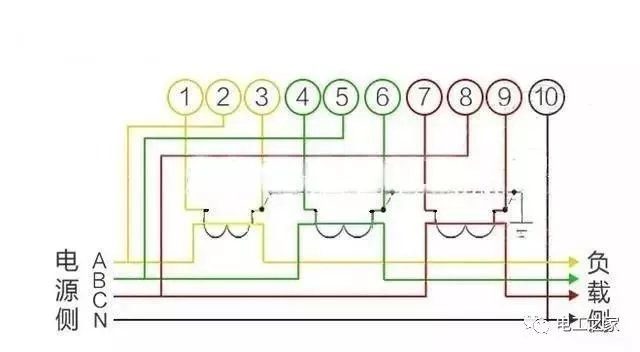 图解家用电表接线方法，电工基本技能