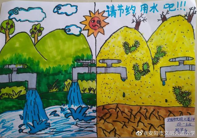 文明大道小学:节约水资源 我是小达人