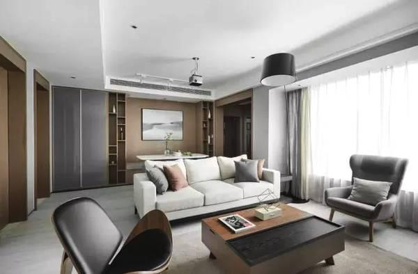 125平现代三房，灰纹大理石营造高级感