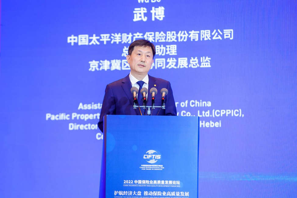 中国太平洋财产保险股份有限公司总经理助理、京津冀区域协同发展总监，北京分公司总经理 武博