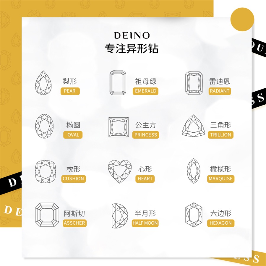 三磨所旗下培育钻石品牌DEINO黛诺10月1日正式上线